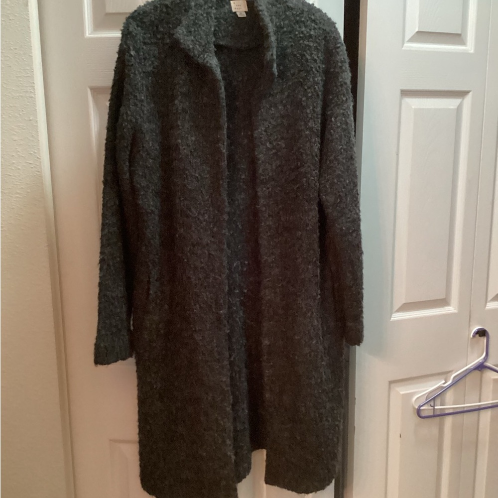 Women’s long length warm sweater
